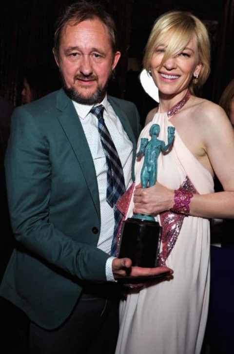 Cate Blanchett with her husband